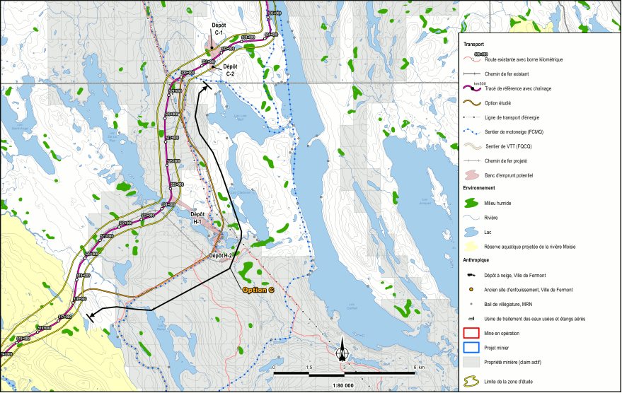 Figure 5: Carte de la variante C