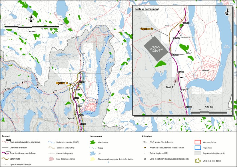 Figure 6: Carte de la variante D