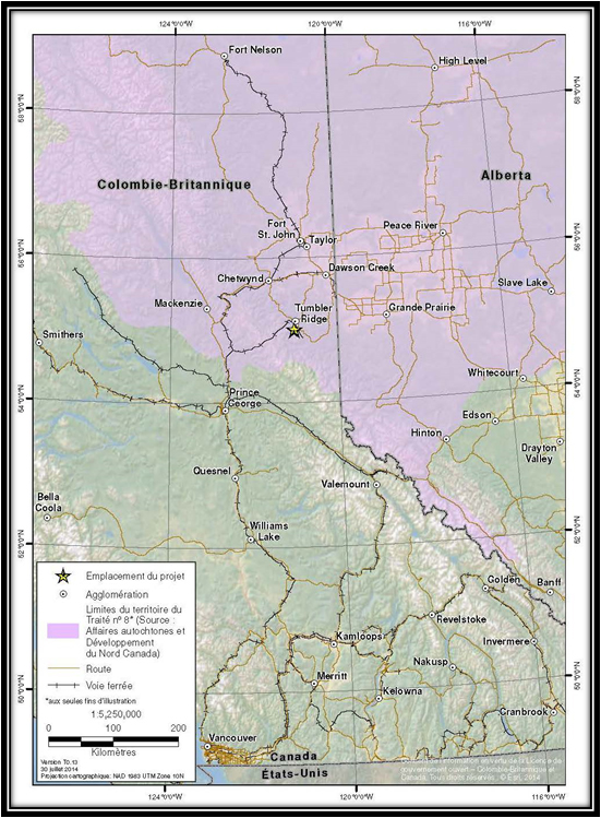 Figure 1 : Emplacement du projet