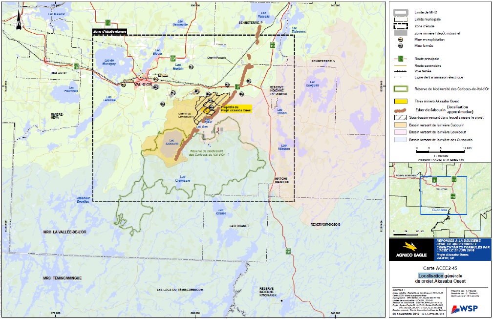 Figure 9 : Éléments du milieu biophysique et humain