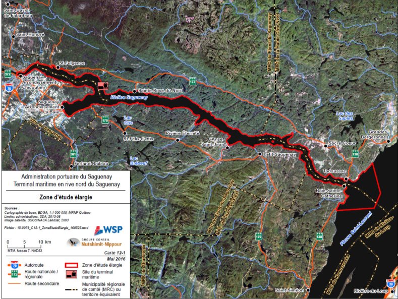 Figure 3: Zones d'étude élargie