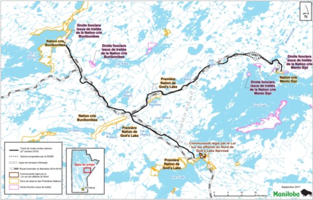 Figure 1 : Emplacement régional du projet