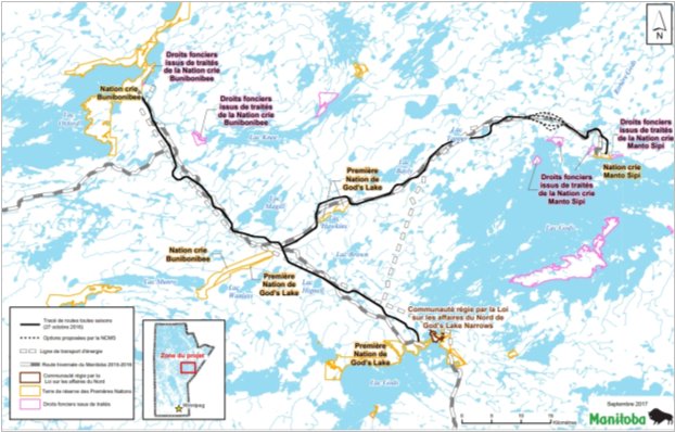 Figure 1 : Emplacement régional du projet