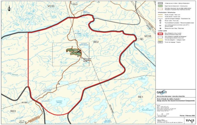 Figure 13 : Zone d'étude du milieu humain