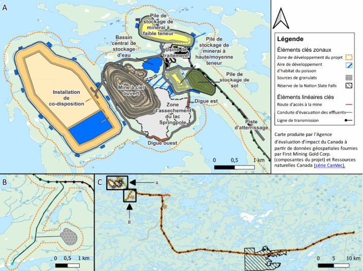 Figure 1-2 : Emplacement des principales composantes du projet