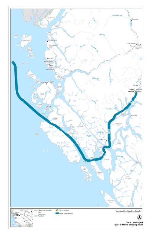 Figure 3 Zone de transport maritime