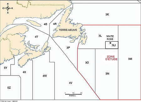 Figure 5.1 : Zones de l'OPANO