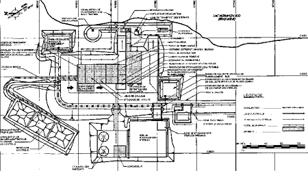Figure 2 : Mine Midwest - Plan des installations en surface